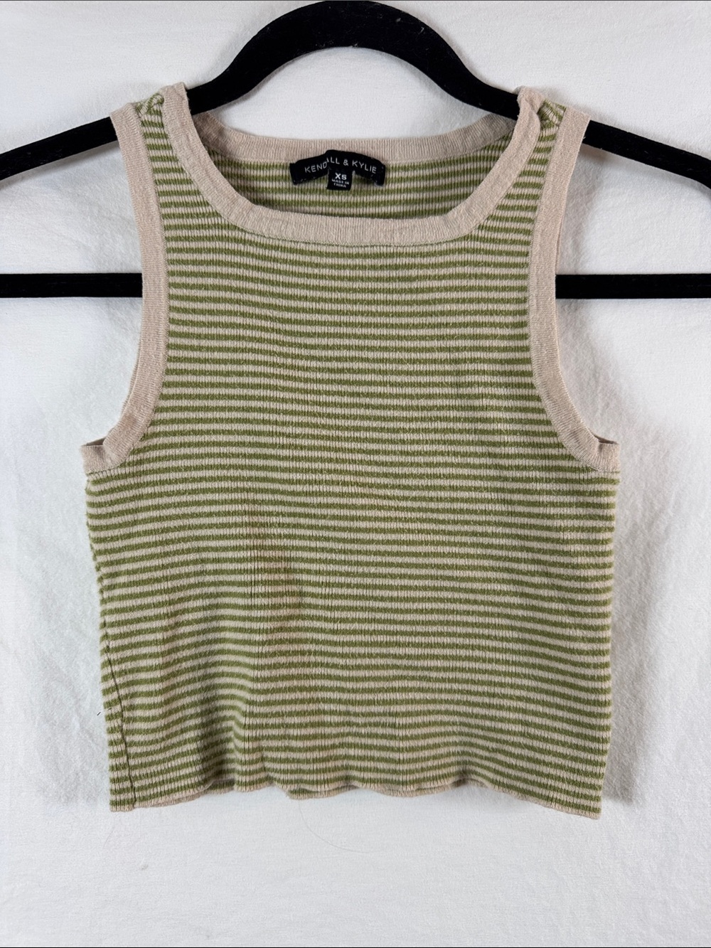 Kendall & Kylie Striped Tank XS